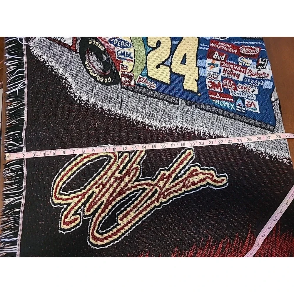 Jeff Gordon DuPont Tapestry NASCAR #24 Throw Blanket 58